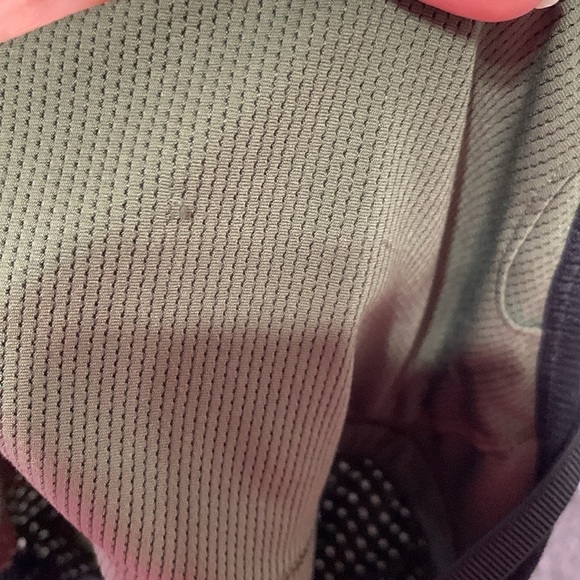Athleta olive with black trim athletic tank. Size S - Picture 8 of 8